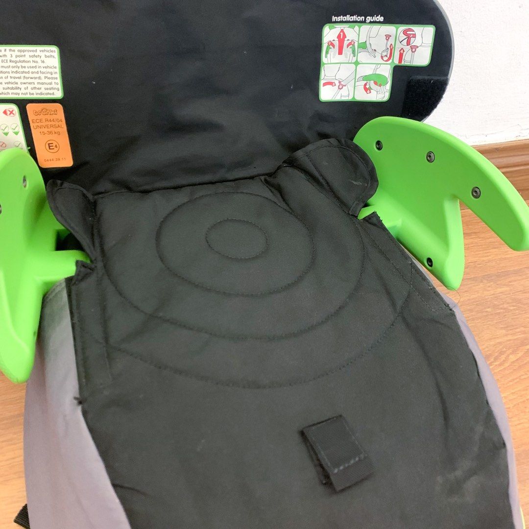 Used Trunki BoostApak Green Portable CarSeat Booster Babies