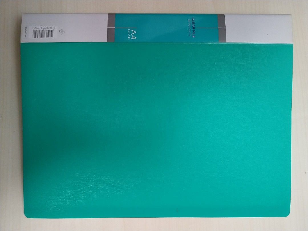 A4 clear file 20 pockets, Hobbies & Toys, Stationery & Craft