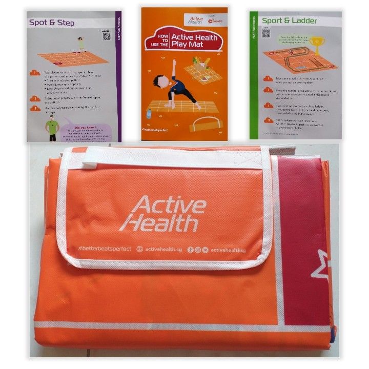 Active Health playmat,/ exercise/ pinic/ beach mat, Sports Equipment