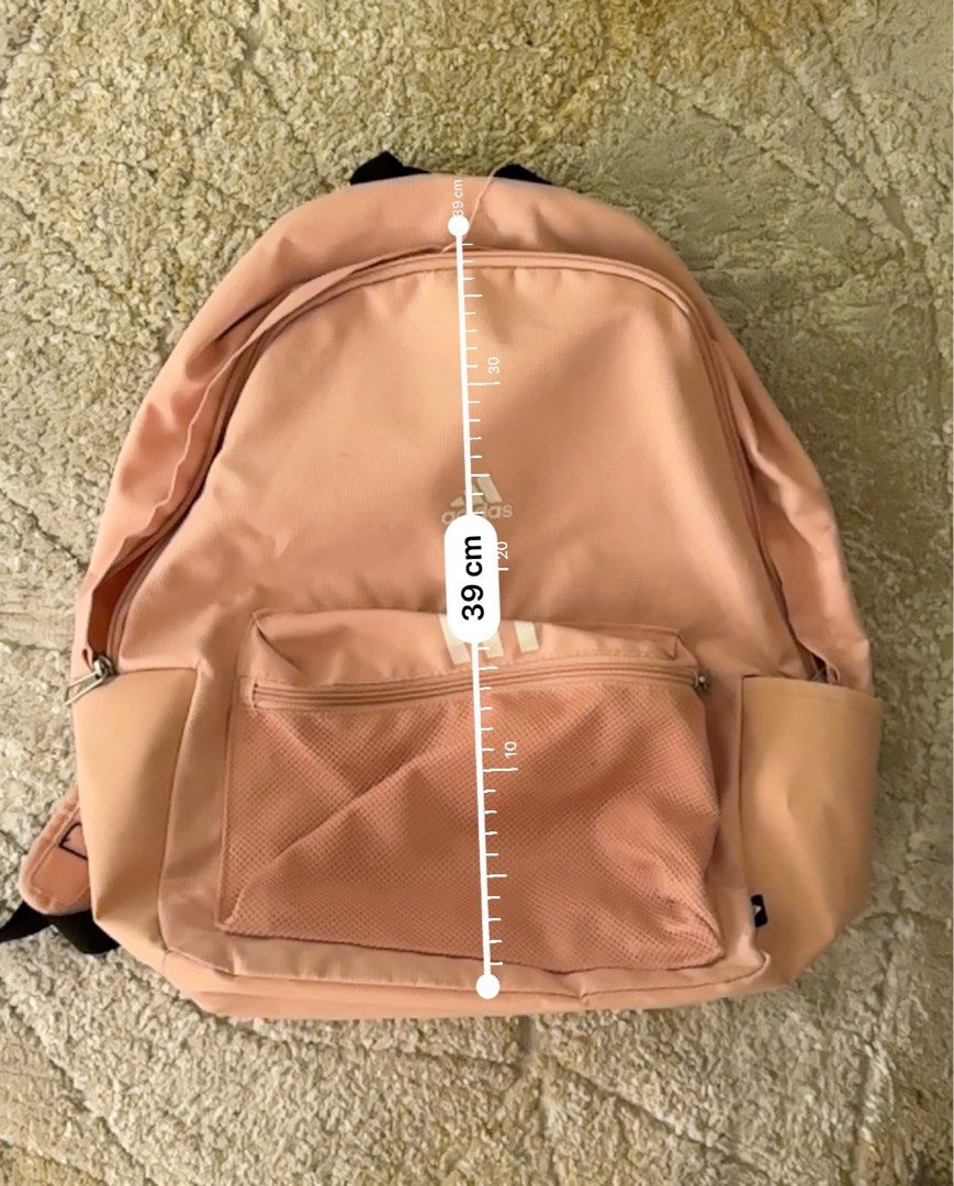 Adidas rose sales gold backpack