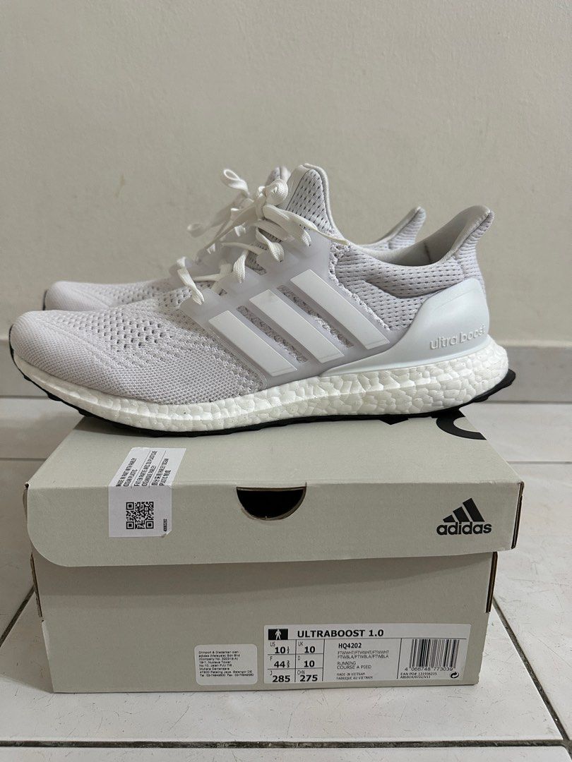 Adidas Ultraboost 1.0 Triple White UK10 was RM829 Men s