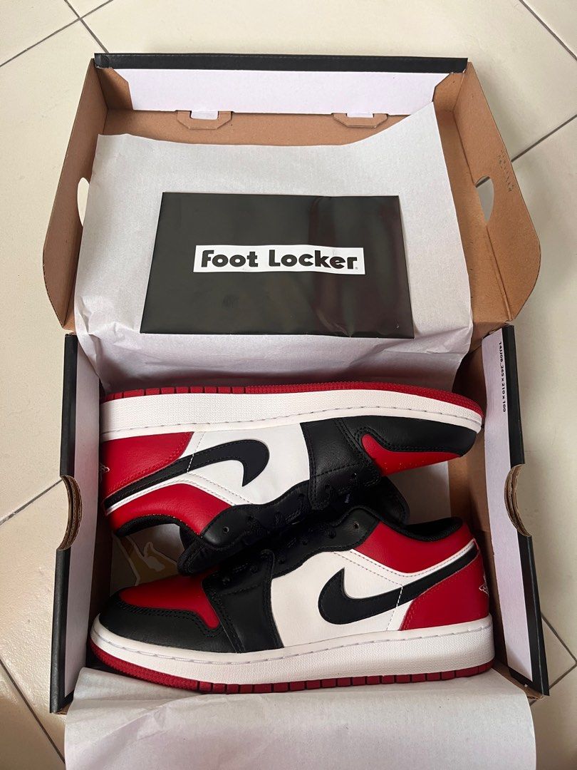 Air jordan 1 best sale bred toe foot locker