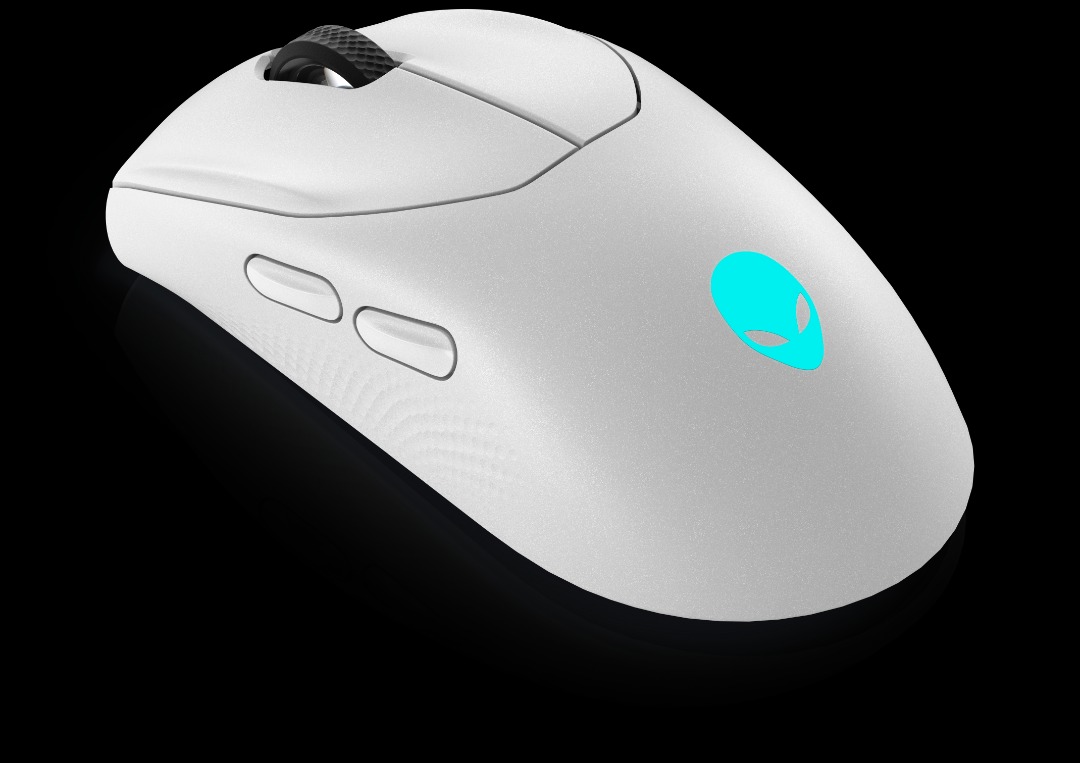 ALIENWARE TRI-MODE WIRELESS GAMING MOUSE - AW720M - Colour Lunar light ...