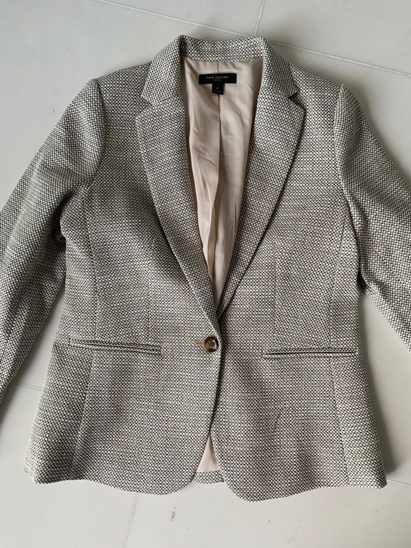 Ann taylor suit top jacket