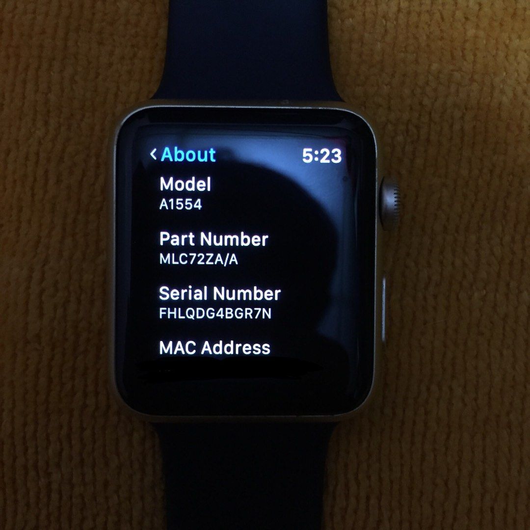 Apple watch model clearance a1554