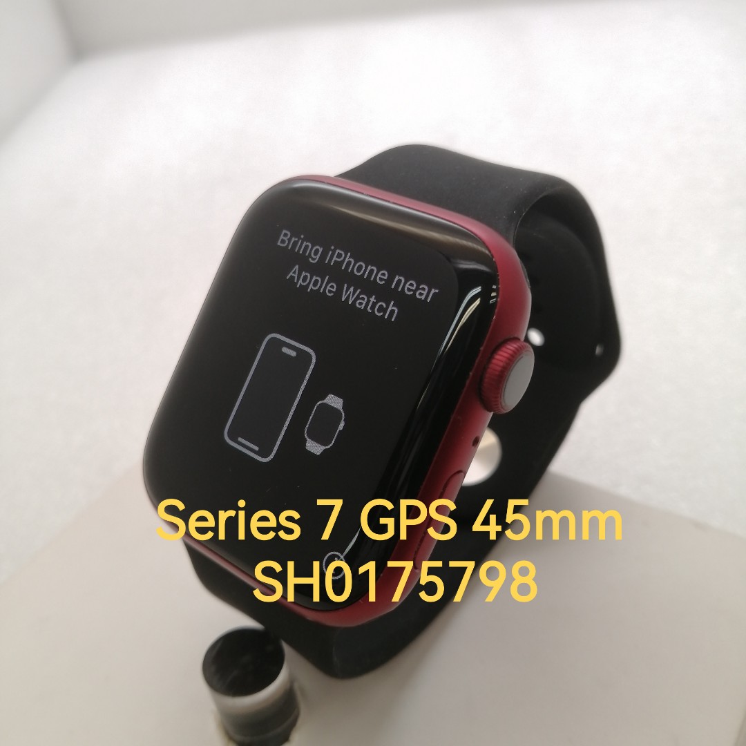 Apple Series 7 GPS 45mm SH0175798, 手提電話, 智能穿戴裝置及智能