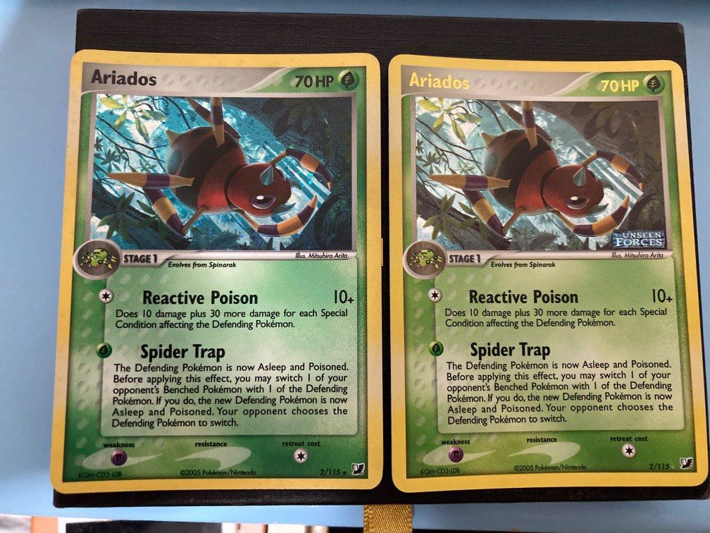 Ariados Unseen Forces Holo & Reverse Holo Rare, Hobbies & Toys, Toys & Games on Carousell Ariados Unseen Forces Holo & Reverse Holo Rare, Hobbies & Toys, Toys & Games on Carousell