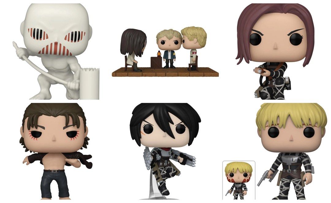 Aot Funko Pops 2023 Pop! Moment Eren Meets Reiner