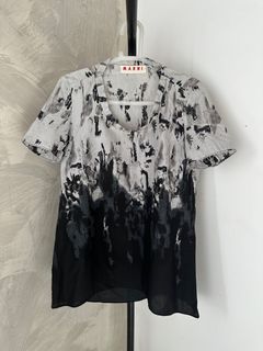 AUTHENTIC MARNI BLOUSE ABSTRACT DESIGN