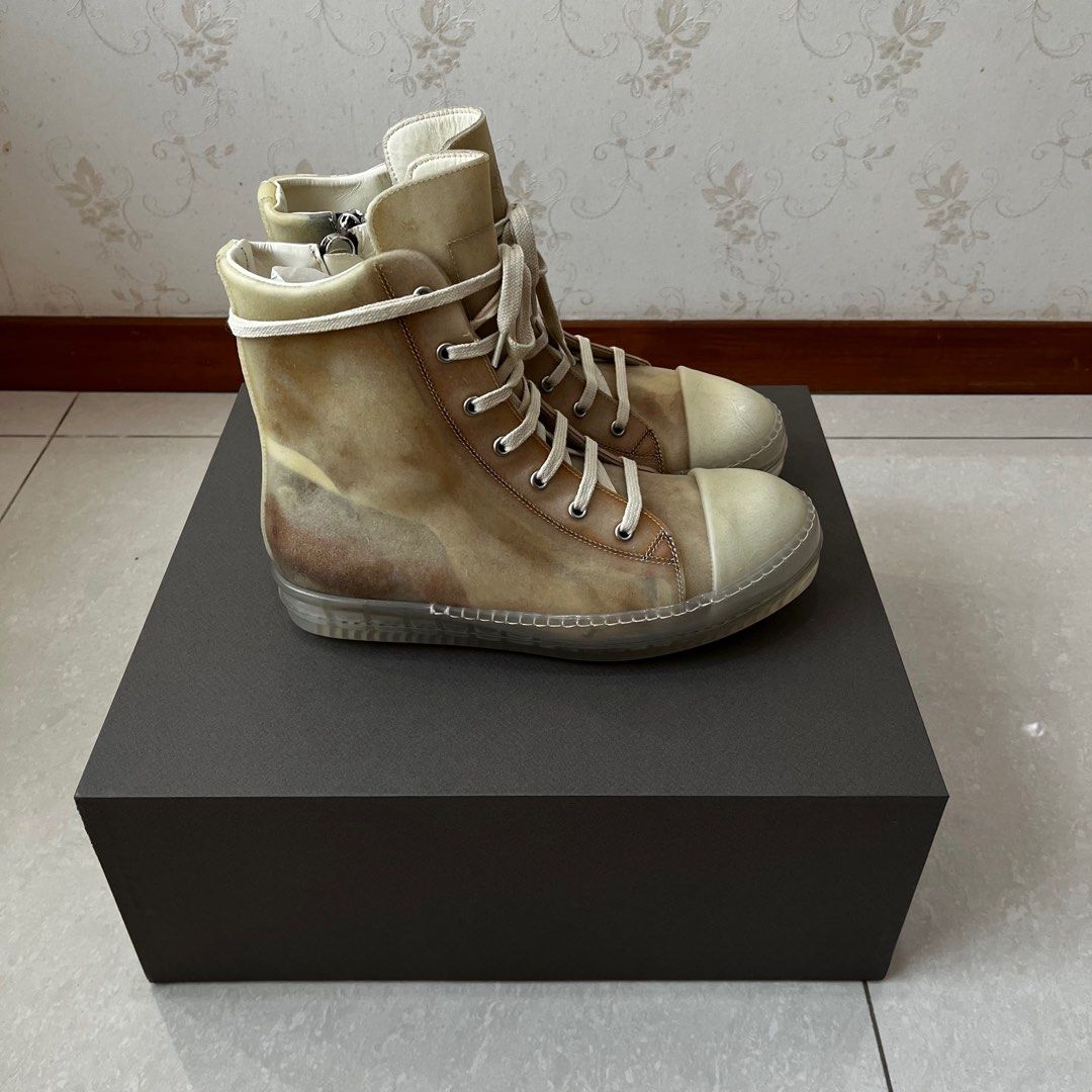 Rick Owens Ramones NATURAL CLEAR www.innoveering