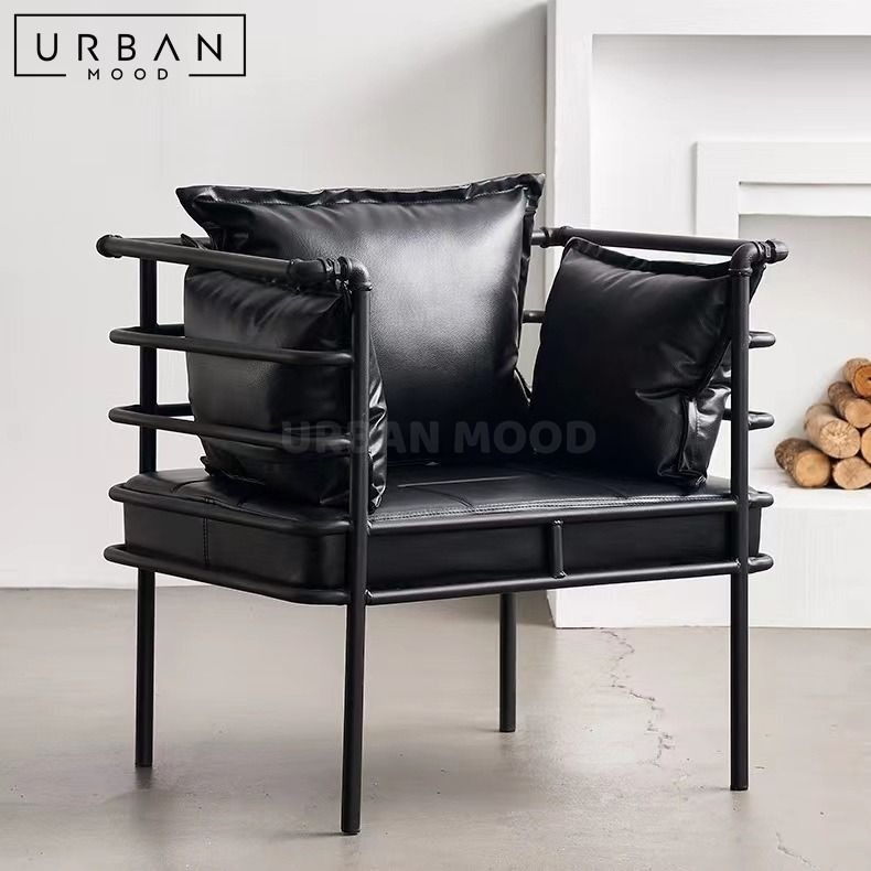 Industrial armchair on sale