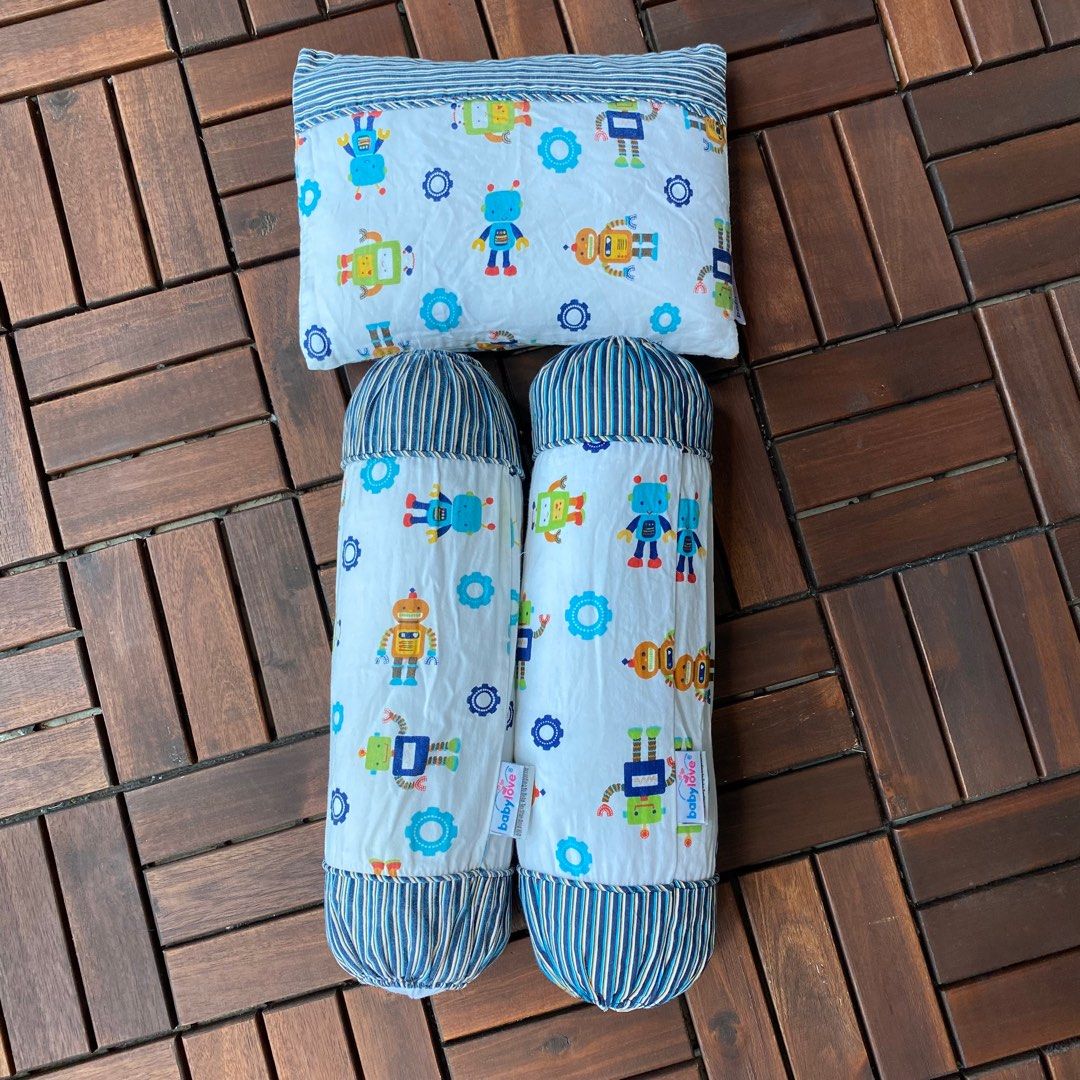 Baby bolster shop pillow set
