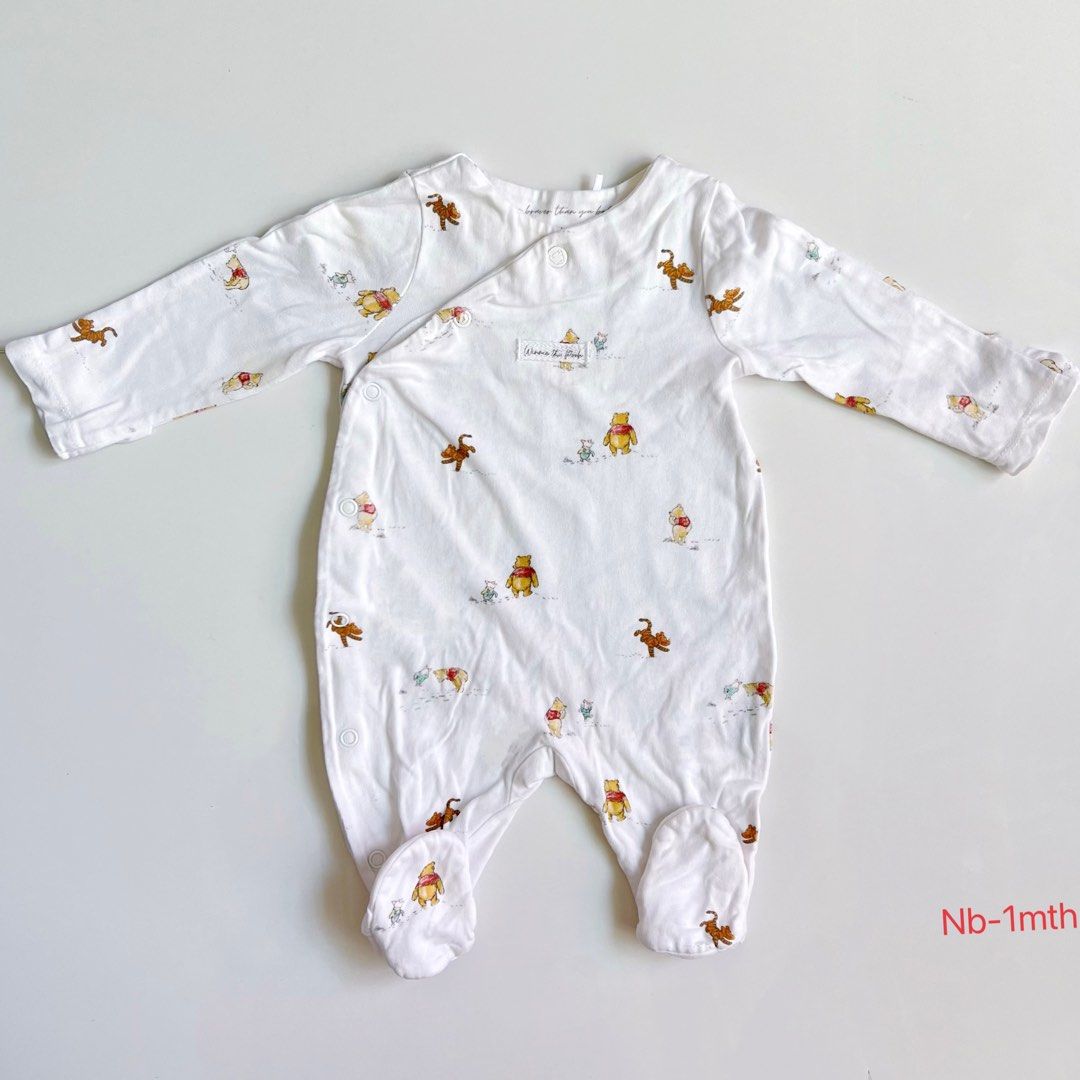 Baby sleepsuit with hand covers hotsell