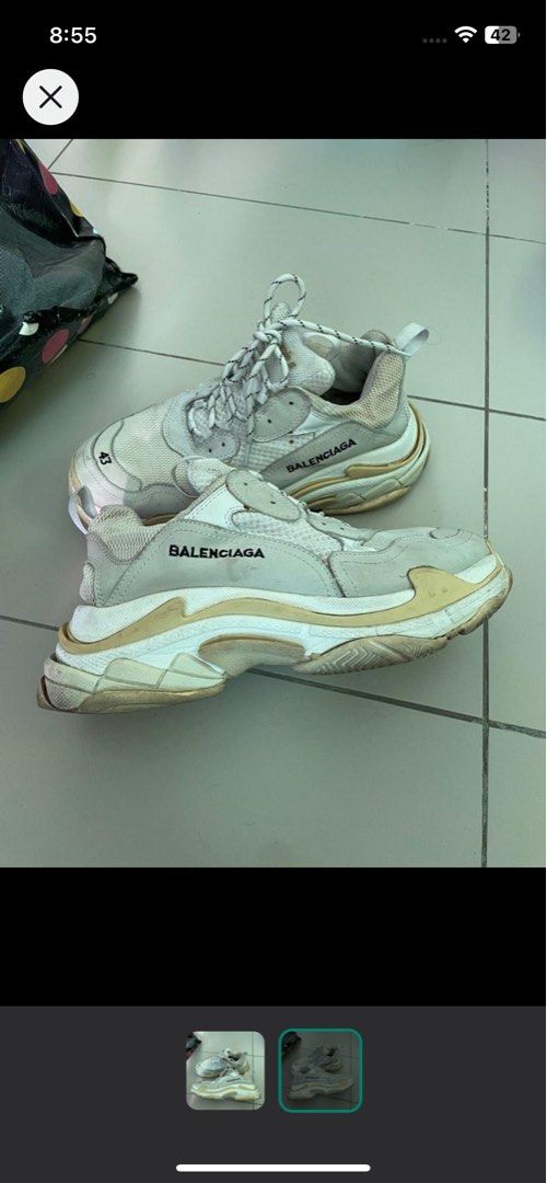 Balenciaga triple s clear sole fake store