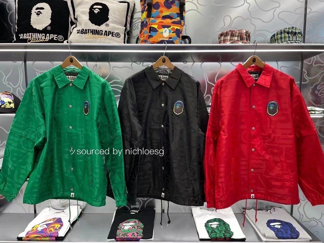 Bape champion shop coach jacket