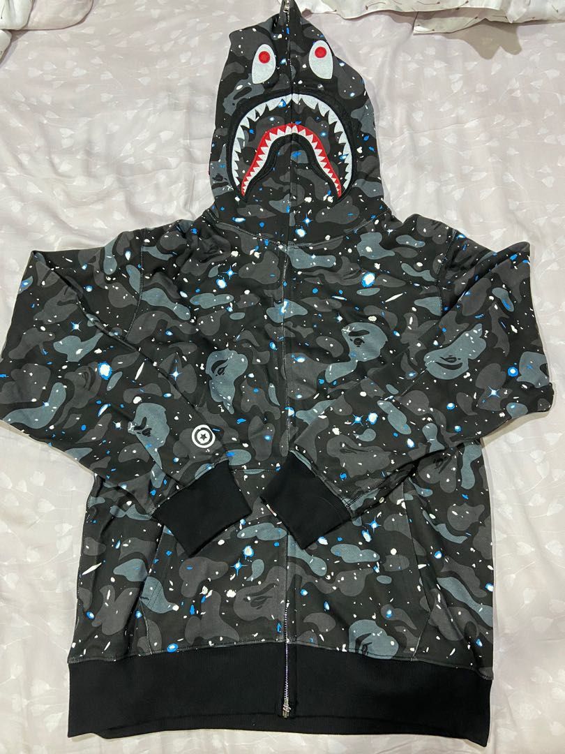 BAPE SPACE CAMO 星空夜光パンツ - ショートパンツ