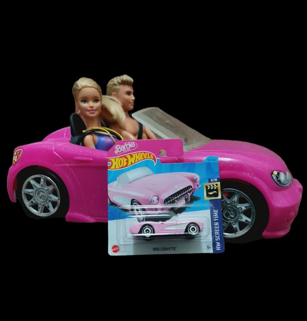 Barbie car with barbie dolls n Hotwheels Barbie, Hobbies & Toys, Toys