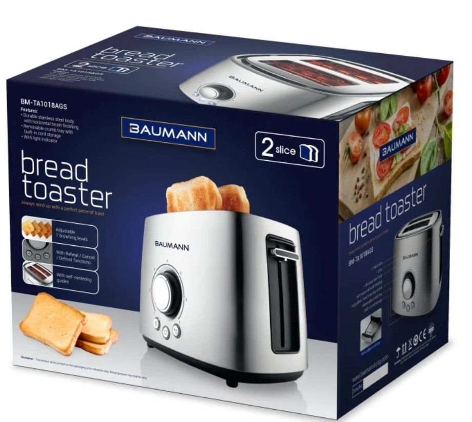 Baumann 2 - Bread Toaster Sale (Category: Ovens & Toasters) located in Manila. Submitted by al.rey (Listing ID 1247998407, Image 1). Description: brand new and Original SRP 2195 sale price rfs:decluttering.