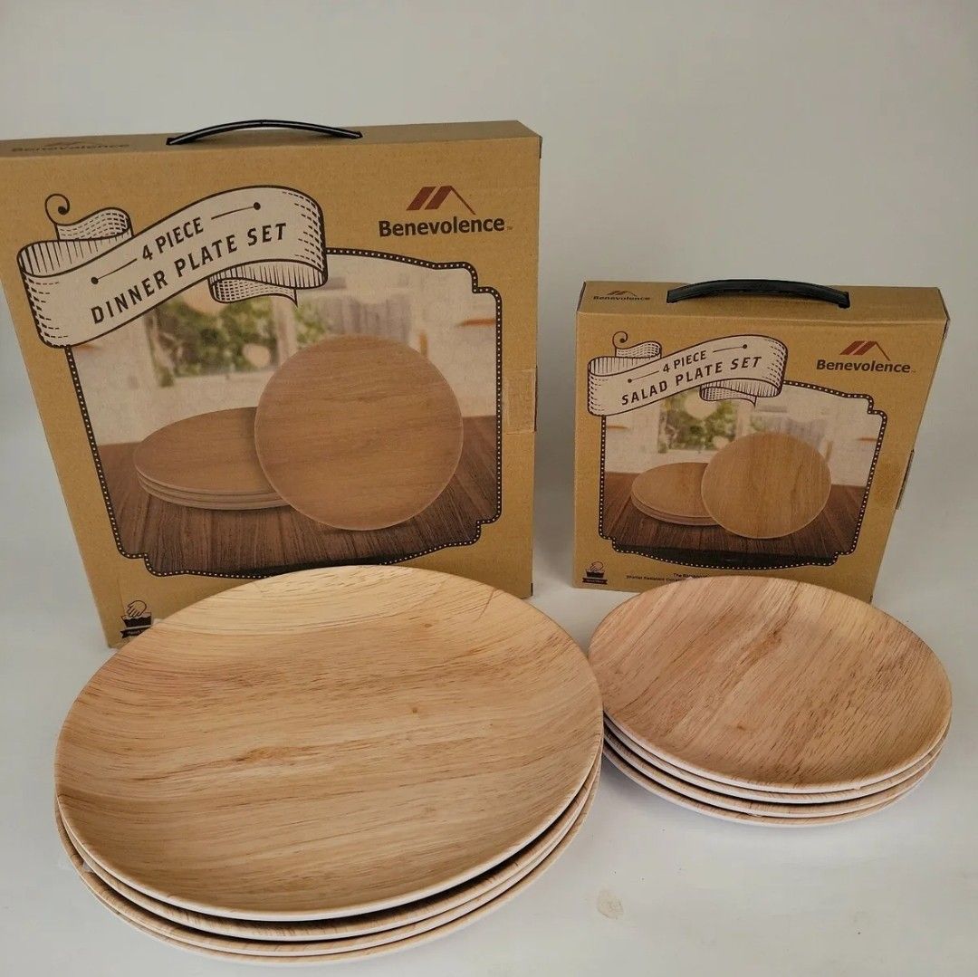 Benevolence Bamboo Melamine 4pc Dinner Plate Set (Category: Dinnerware & Cutlery) located in Taytay. Submitted by shielaplans (Listing ID 1248051176, Image 3). Description: Benevolence 4Pcs Dinner Plate Set Size : 11 inches P800.00/set 6 Sets Available ✨MOP: Gcash/BPI/Seabank ✨Location: Taytay Rizal ✨Shipping and delivery shouldered by buyer. Couriers available: MCFA/Flash Express/Grab/Lalamove 🛍️Shopee checkout available Item Price + 9% transac