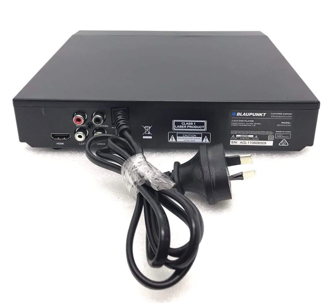 BLAUPUNKT CD/DVD/USB Player with HDMI Output and AV Output, Hobbies