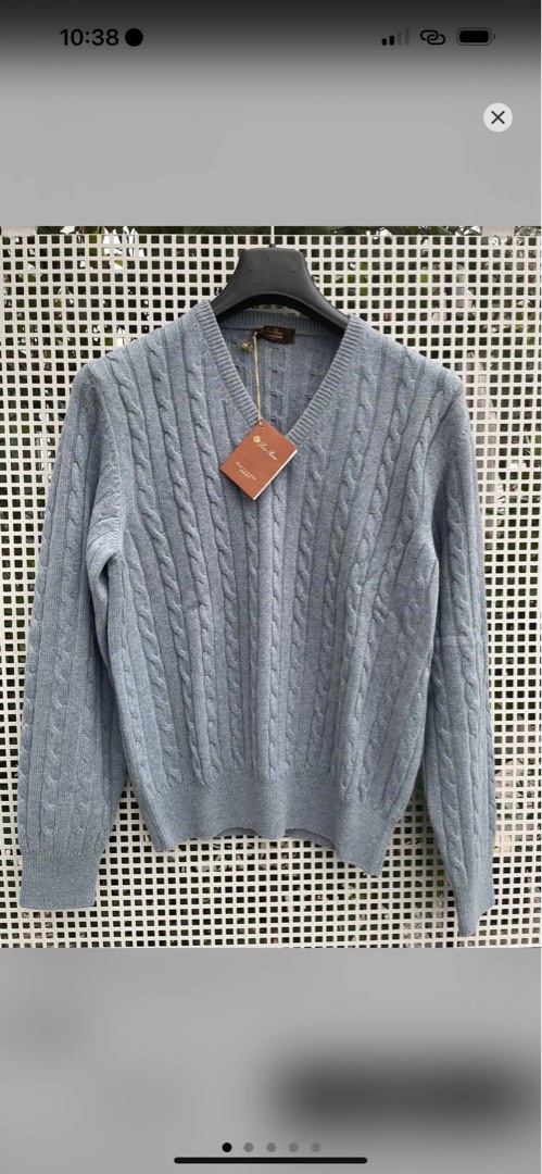 RTP 2 000 BNWT Loro Piana Baby Cashmere Sweater Men s Fashion