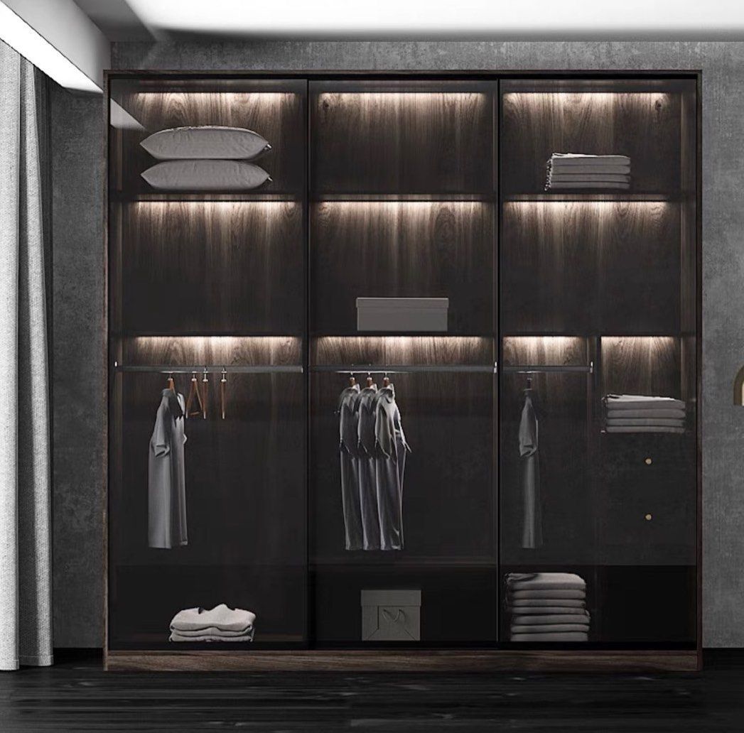 BRADTON Luxury Modern LED Wardrobe, Furniture & Home Living, Furniture ...