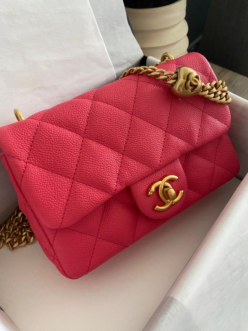 Chanel 22 Mini 23S Pink, Luxury, Bags & Wallets on Carousell