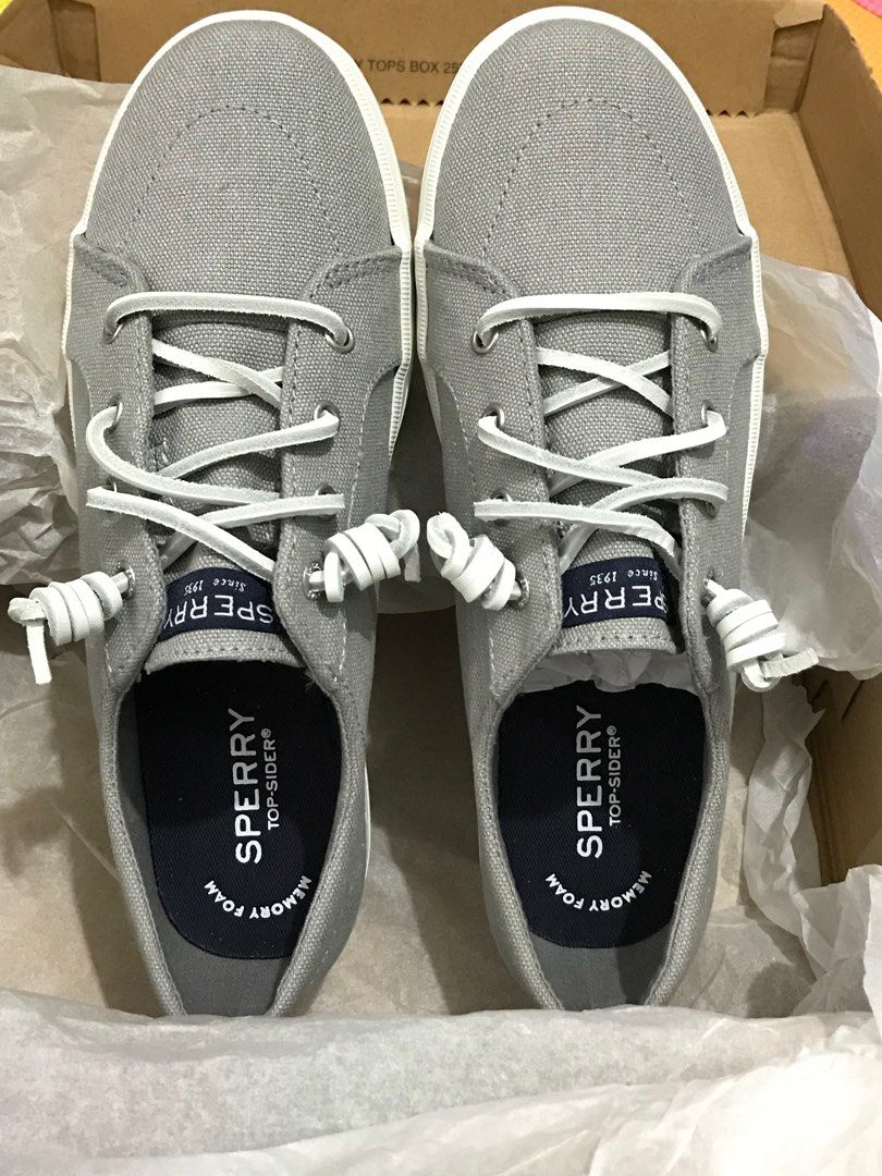 Sperry deals silver sneakers