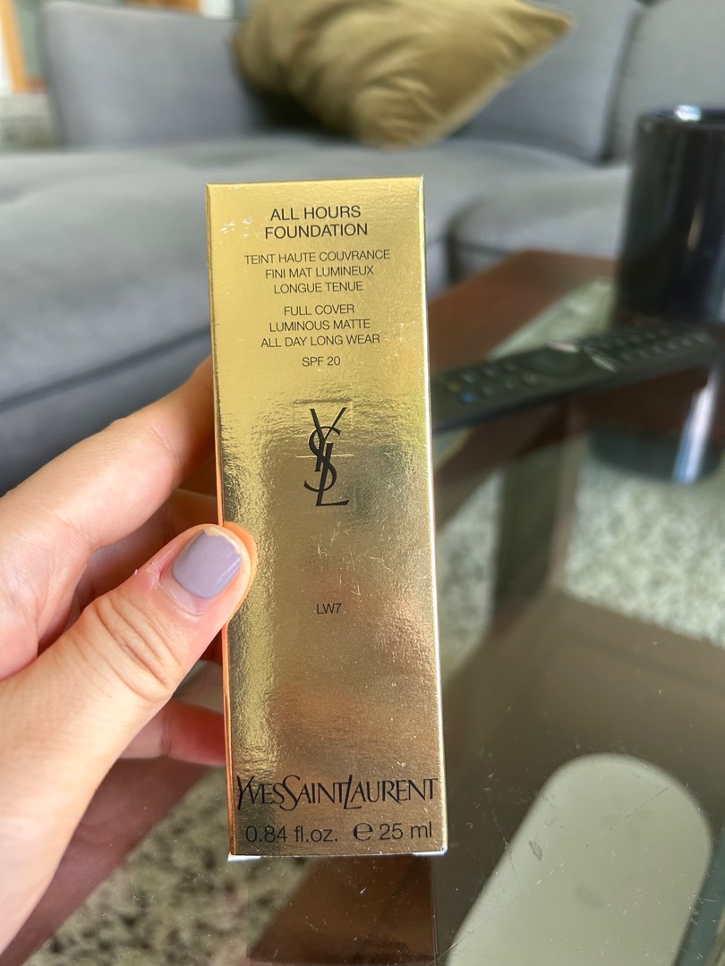 Brand New: YSL All Hours Foundation LW7, Beauty & Personal Care, Face ...