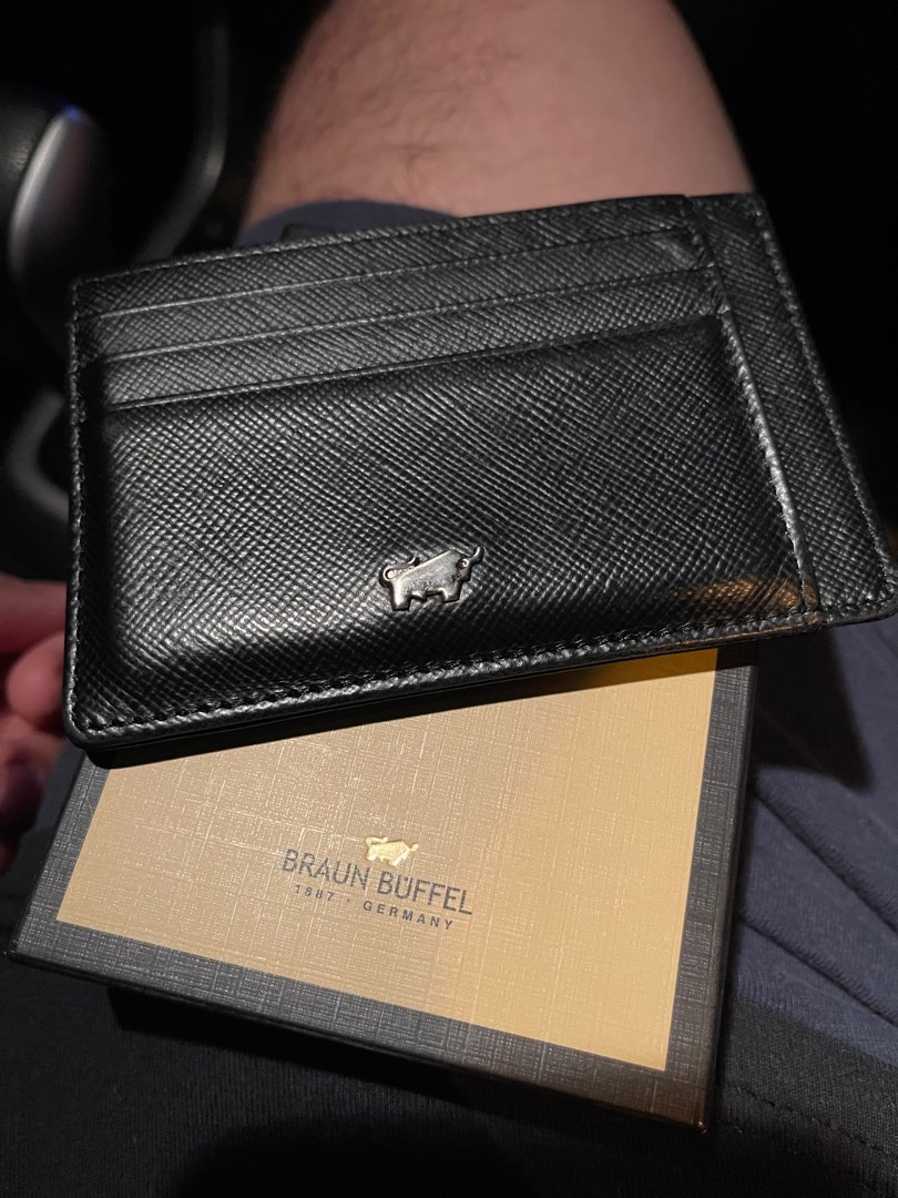 Braun buffel card holder Men s Fashion Watches Accessories