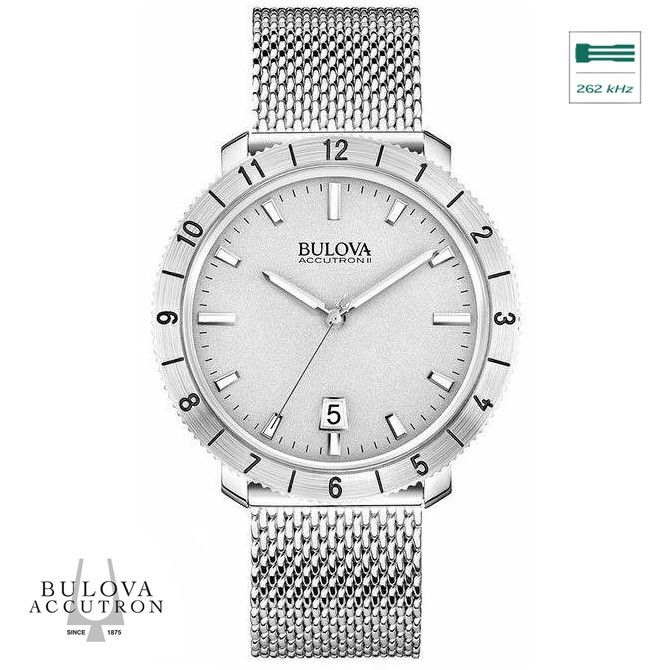 Bulova Accutron II Astronaut Reissue Moonview silver dial Ultra