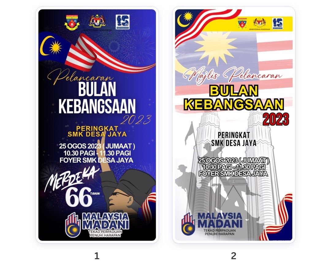 Bunting Merdeka 2023, Hobbies & Toys, Stationery & Craft, Stationery