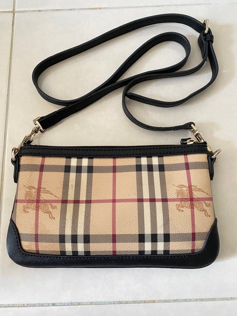 Burberry peyton 2025 haymarket crossbody