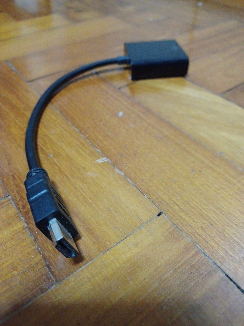 Cable Adapters (Category: Cables & Adaptors) located in Singapore. Submitted by aracle_111 (Listing ID 1248051925, Image 2). Description: Selling both cables together for $2 in total 1. VGA Cable 2. HDMI Cable.