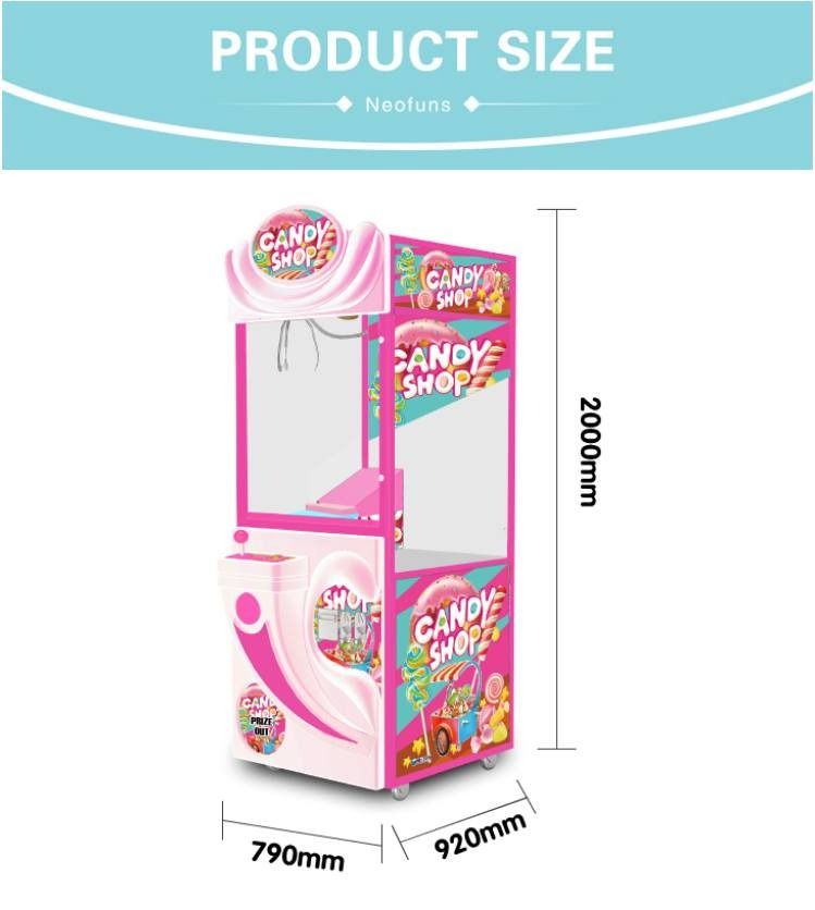 Candy Shop NF-P31A Candy Crane Machine (Category: Designer & Blind Box Toys) located in San Pablo. Submitted by ablpsports (Listing ID 1247964371, Image 3). Description: Candy Shop NF-P31A Candy Crane Machine Php160,000 ▶️NOTE: Pre-order basis!!! Estimated time of arrival: 45-60 days ▶️Product details: ✔Place of Origin : Guangdong, China (Mainland) ✔Brand Name : Neofuns ✔Model Number : NF-P31 ✔Color : As pictures show or customer design ✔Size[W*D