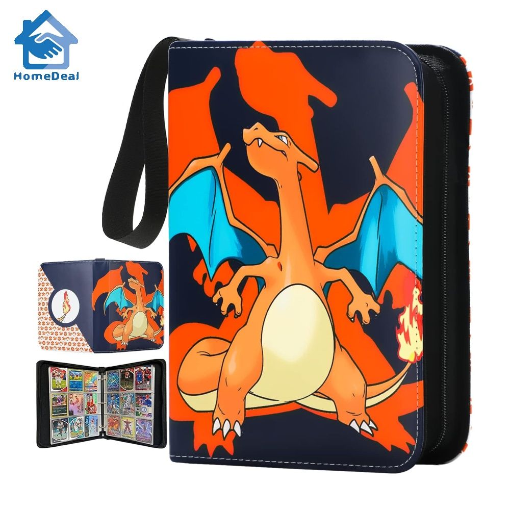 Card Binder for Pokemon Cards Holder 9-Pocket, Trading Binders for Card  Games Collection Case Book Fits 900 Cards With 50 Removable Sleeves Display  Storage Carrying Case, Hobbies & Toys, Toys & Games