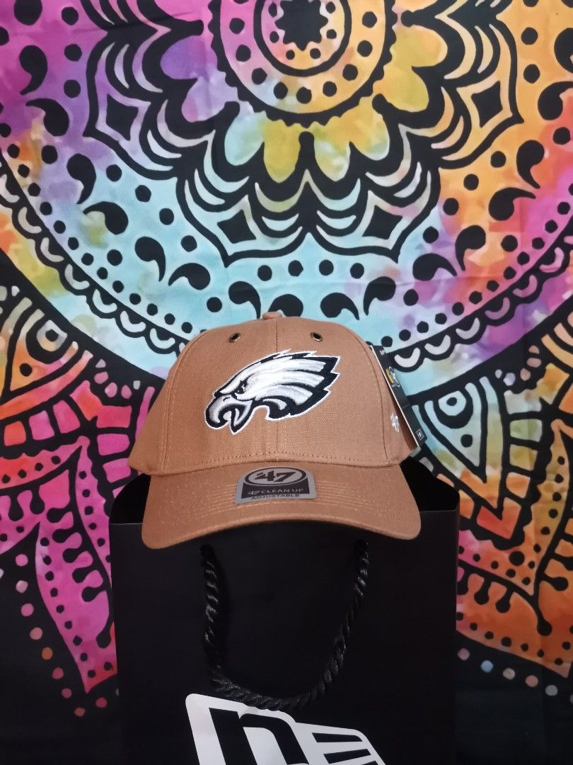 Philadelphia Eagles Carhartt x '47 Clean-Up Adjustable Hat - Brown