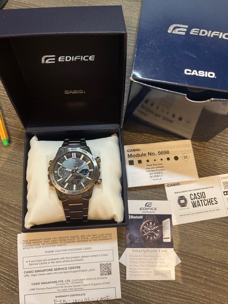 Casio EDIFICE ECB 2000 Men s Fashion Watches Accessories