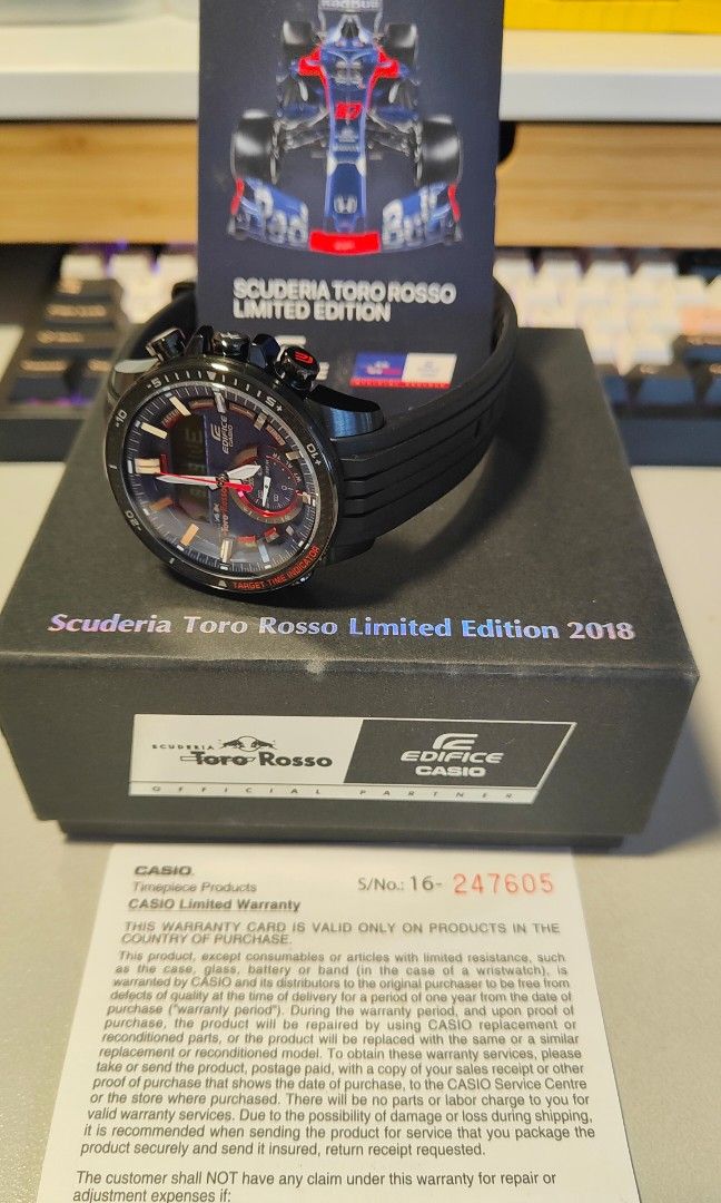 Casio edifice toro rosso 2018 new arrivals