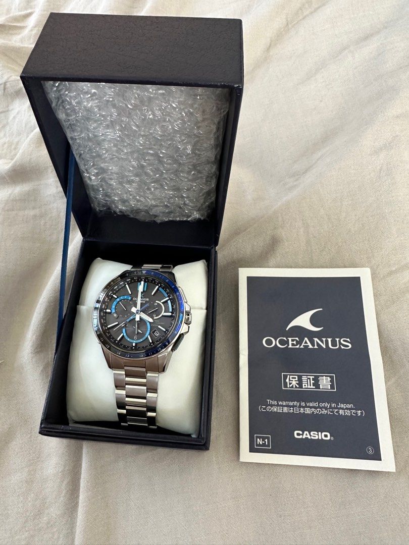 Casio Oceanus OCW-G1100-1AJF GPS, 名牌, 手錶- Carousell