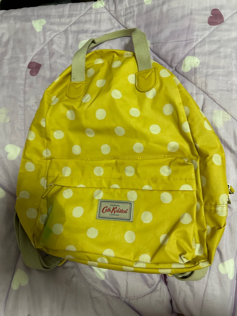 Cath kidston shop yellow backpack