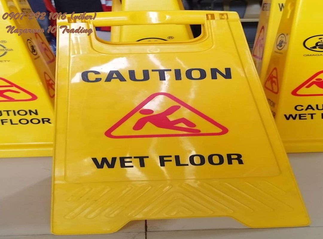 Caution wet floor signage Atype 24 on Carousell