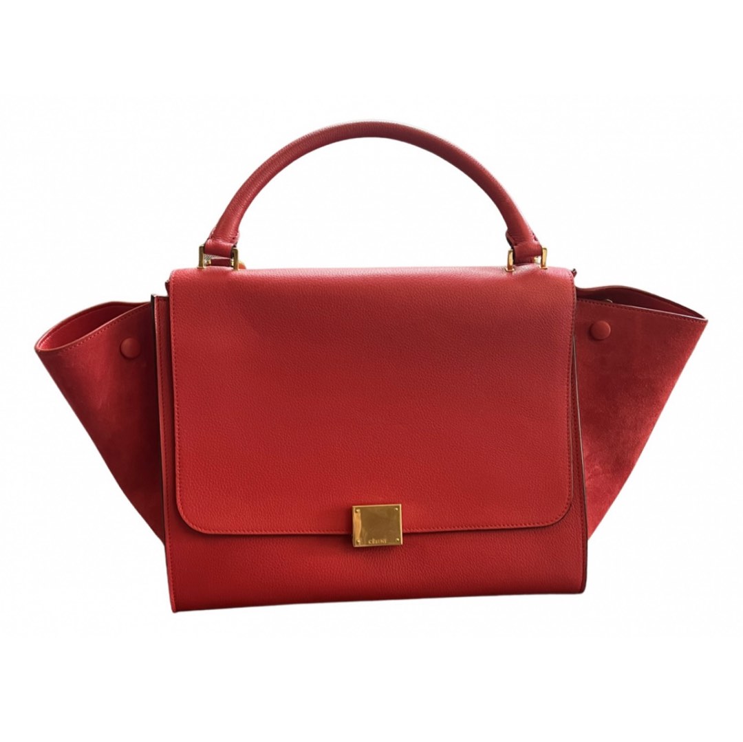 Celine trapeze outlet red
