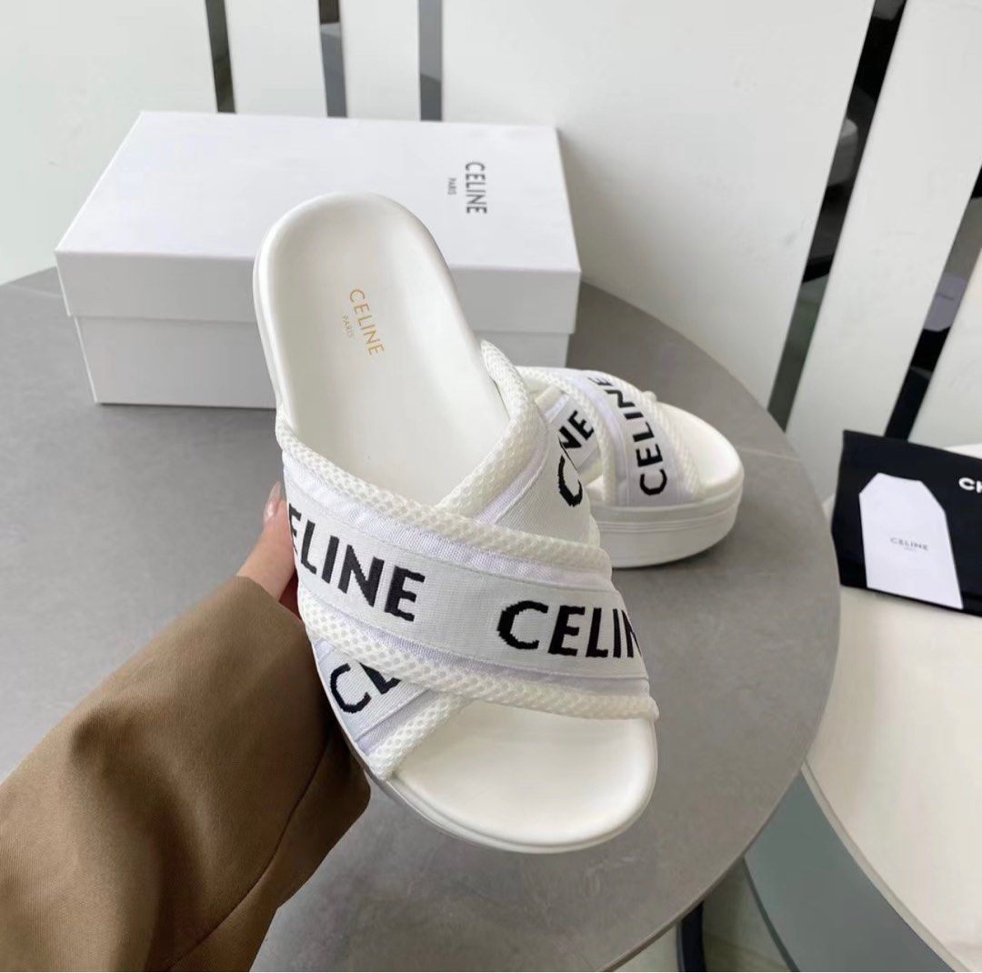 Celine top white sandals