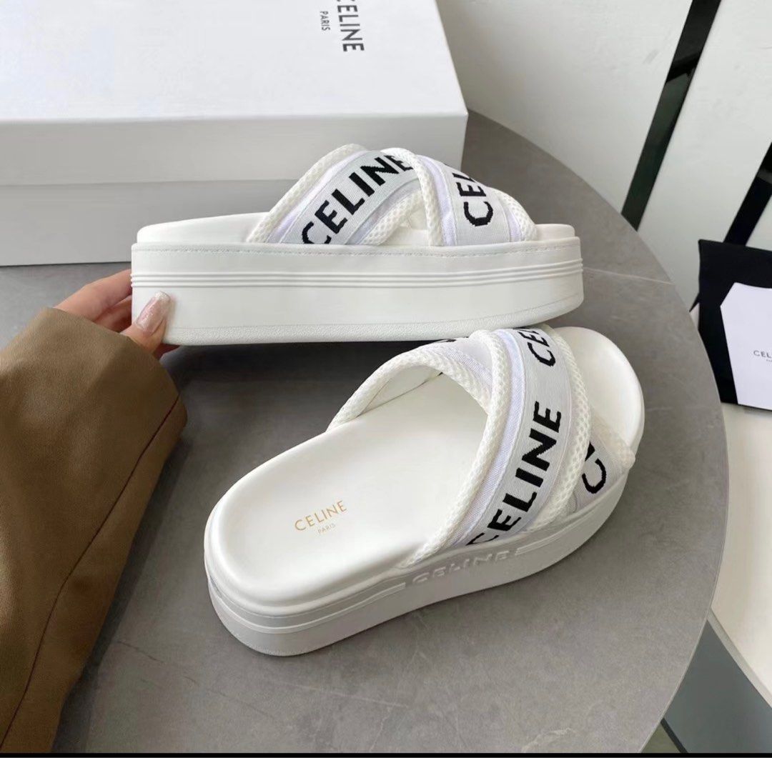 Celine white sandals top