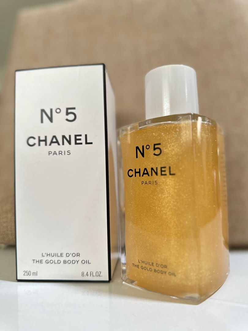 Chanel N5 Body Oil, Beauty & Personal Care, Fragrance & Deodorants on  Carousell