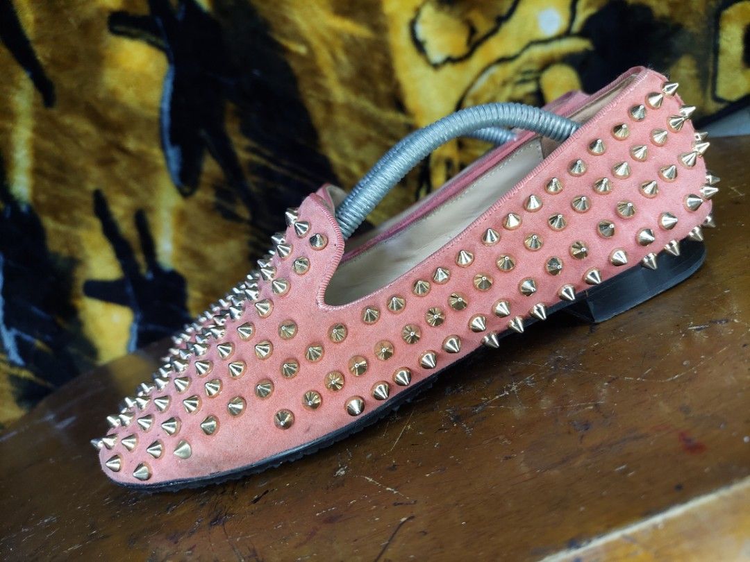 christian louboutin studded patent leather skate sneakers, christian louis  vuitton heels, Women's Fashion, Footwear, Loafers on Carousell