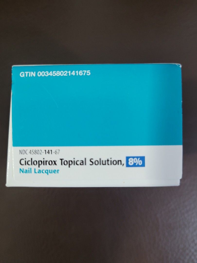 Ciclopirox Topical Solution 8% Nail Lacquer, 6.6 mL Perrigo (RX)  Ingredients and Reviews