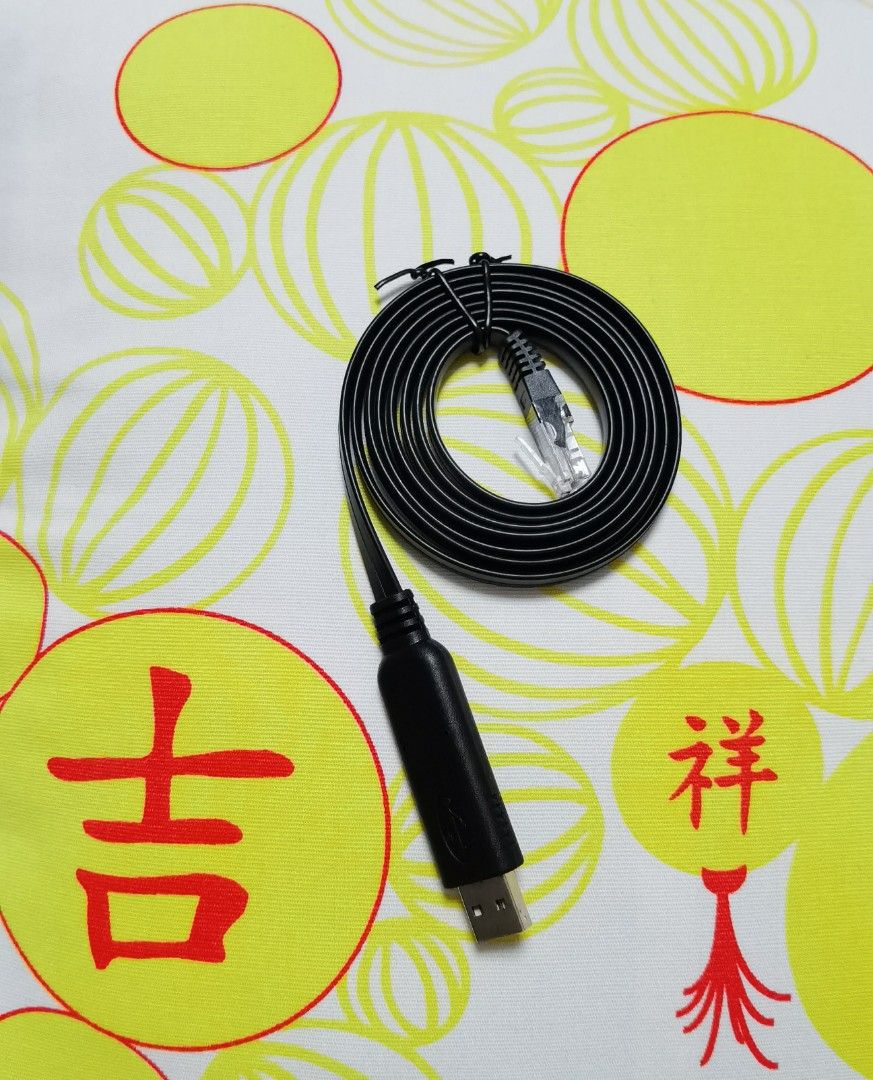 cisco console cable 1.5 meter length, USB to RJ45 supporting MAC and