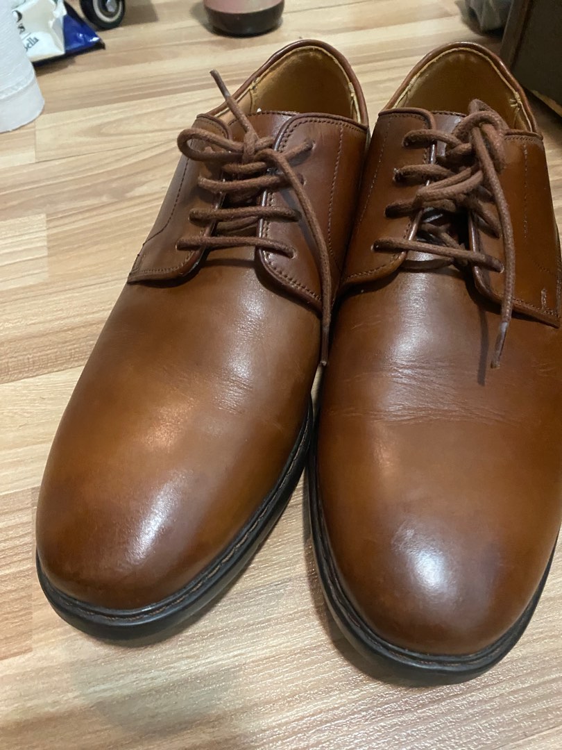 Clarks Brown Lace up shoes Men s Fashion Footwear Dress Shoes
